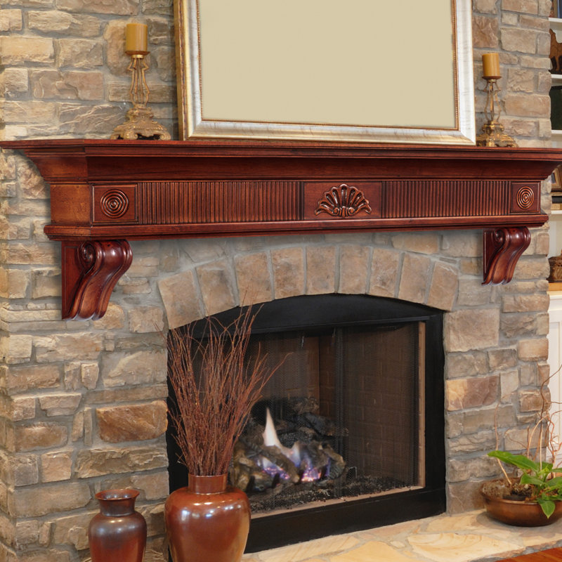 Pearl Mantels The Devonshire Fireplace Shelf Mantel & Reviews Wayfair